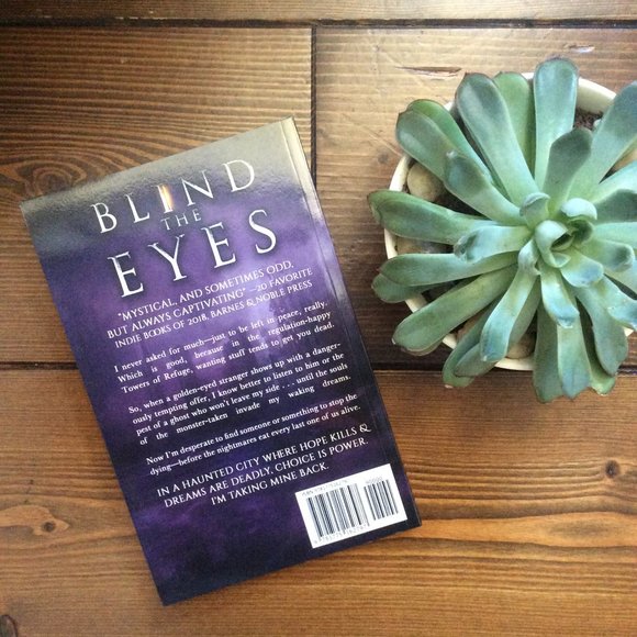 Signed Paperback: BLIND THE EYES (Threads of Dreams 1) Canadian YA Urban Fantasy - Picture 2 of 2
